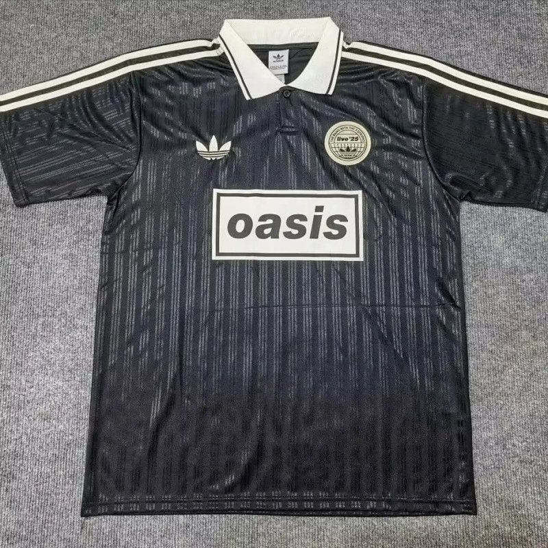 Adidas Originals Oasis Live '25 Football Jersey Black — LitBuy Spreadsheet Tops pick