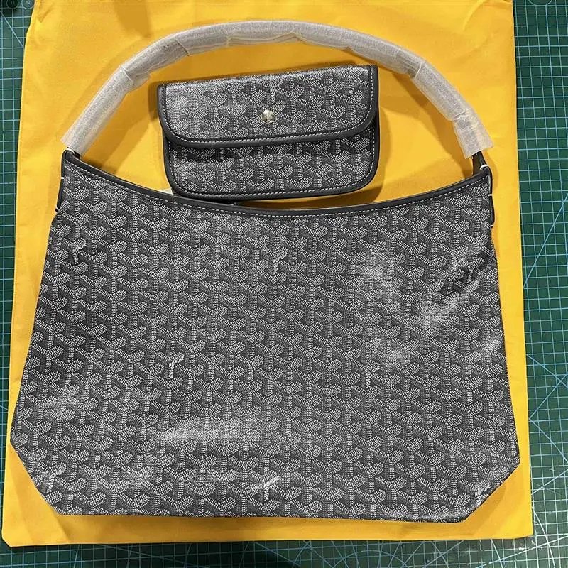 Goyard Saint Louis Hobo Bag Gray Monogram Handbag Shoulder Bags — LitBuy Spreadsheet Shoulder Bags pick