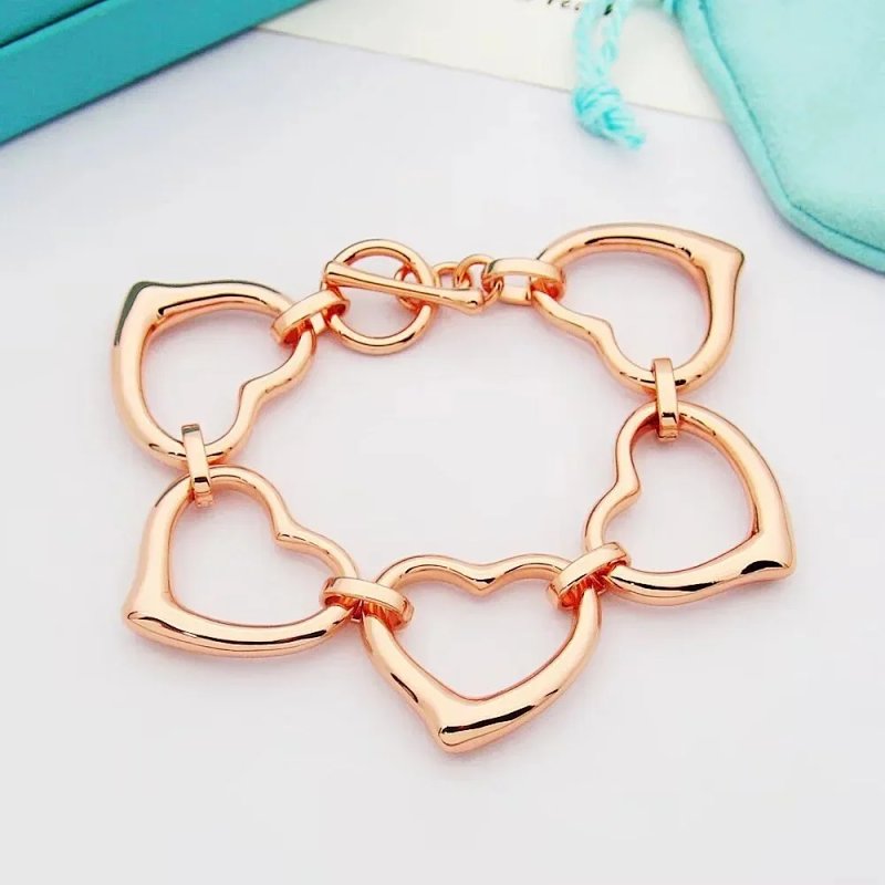 Tiffany & Co. Return to Tiffany Heart Link Bracelet Rose Gold Bracelet Jewelry — LitBuy Spreadsheet Jewelry pick